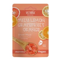 Victoria Beauty Шийт маска с лимон юзу, грейпфрут и портокал